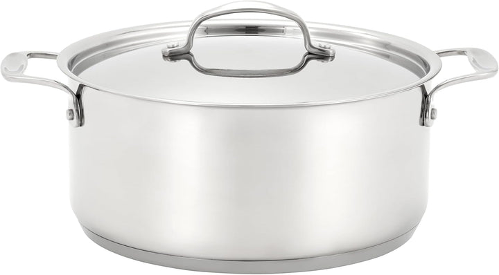 Stellar 24c m Schmortopf, 3.7L, Edelstahl, Silber, 24 cm 28 x 18 x 24 cm, 28 x 18 x 24 cm