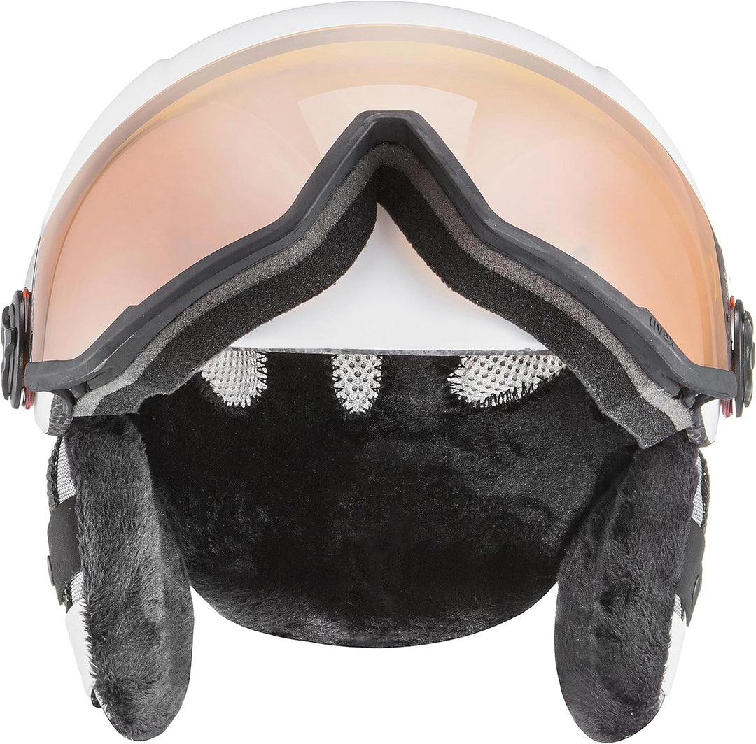 uvex Fierce - Leichter Skihelm für Damen und Herren - individuelle Grössenanpassung - wechselbare In