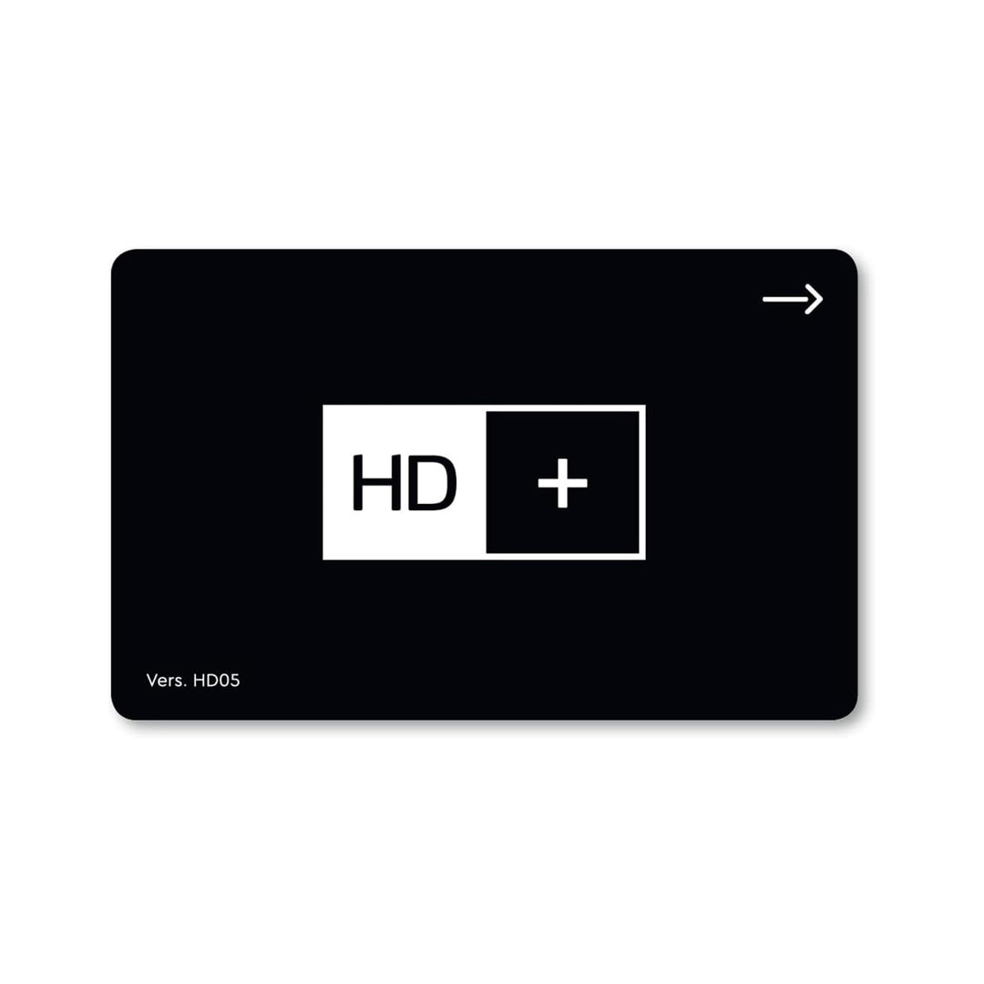 HD+ Karte für Satelliten-TV | 12 Monate Verlängerung | Für HD+ Modul & Receiver | 25 Privatsender, 3