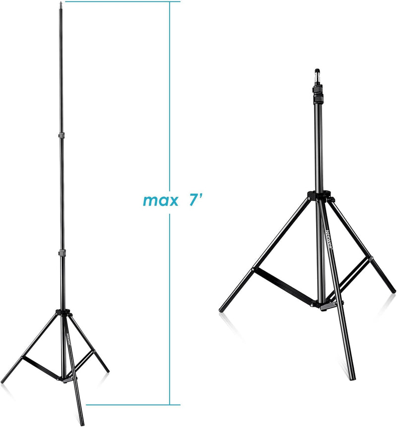 Neewer 210cm Aluminiumlegierung Fotografie Photo Studio Lichtständer für Video-, Porträt- und Fotobe