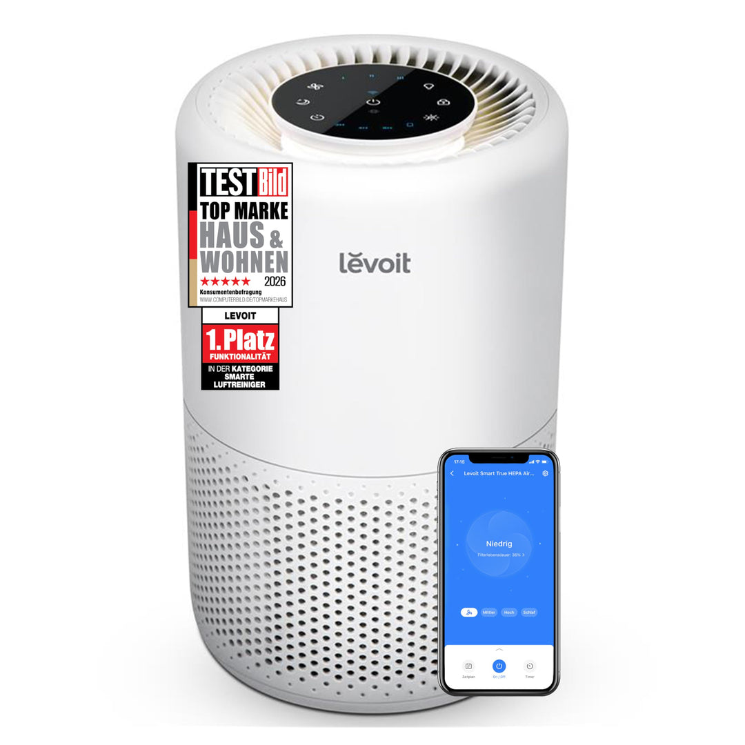 LEVOIT Luftreiniger 3-in-1 HEPA Filter, Luftfilter gegen Schimmel, Staub, Pollen & Gerüche, Air Puri
