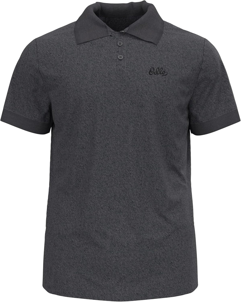 Odlo Herren Nikko_550312 Kurzarm Polo Shirt S Odlo Graphite Grey Melange, S Odlo Graphite Grey Melan