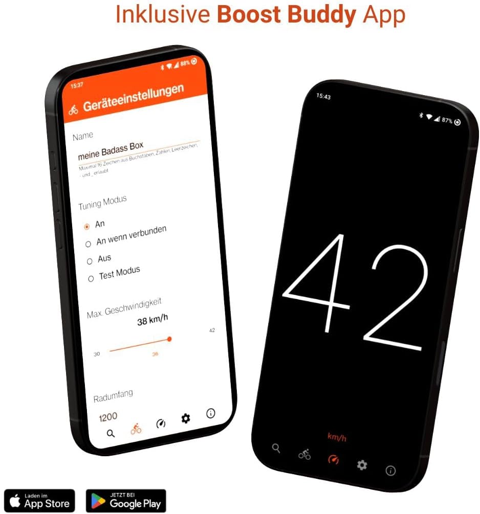 badassBox 5 kontaktloses eBike Tuning für Bosch inkl. App BDU 37, BDU 37