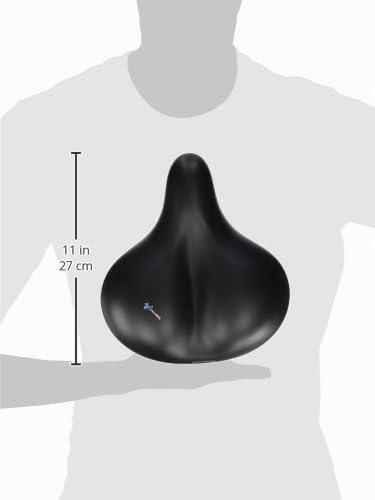 Selle Royal Manhattan (Relaxed) Fahrrad-Sattel // Unisex (Premium) Schwarz 27 x 45 x 10 cm, Schwarz