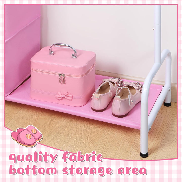 Univivi Kleiderständer Kinder, Kleiner Baby Kleiderstange Strapazierfähige Kleiderständer Stabil mit