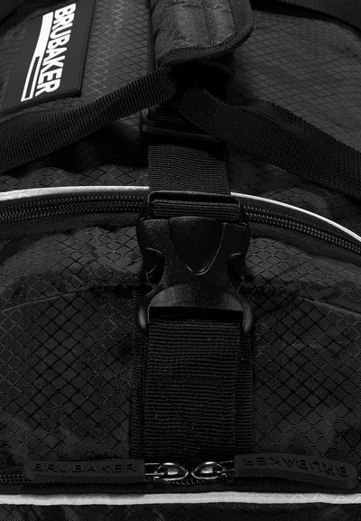 BRUBAKER 'Medium Base' Sporttasche 52 L mit grossem Nassfach als Bodenfach + Schuhfach - Schwarz Sch