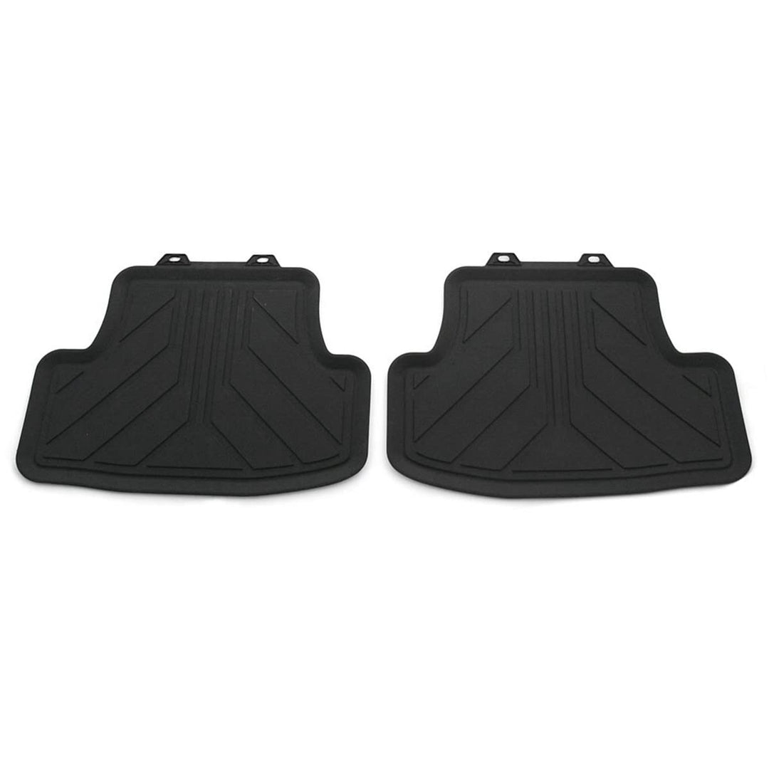 Volkswagen 2GD06151282V Allwetterfussmatten Premium Gummi Fussmatten 2X Gummimatten hinten, schwarz
