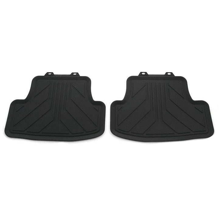 Volkswagen 2GD06151282V Allwetterfussmatten Premium Gummi Fussmatten 2X Gummimatten hinten, schwarz