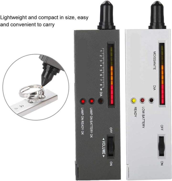 Ejoyous Professioneller Juwelier -Tester Diamond Tester Kit mit LED -Licht Audio Indikation für Anfä