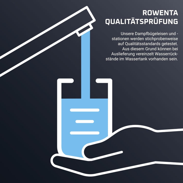 Rowenta Dampfbügeleisen Effective DX1530 | Hohe Effizienz | Leicht zu bedienen | Transparenter Wasse