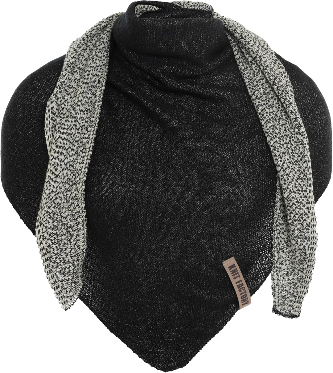 KNIT FACTORY - Ella Dreieckstuch - Dreieckstuch Damen - Fein Gestrickter Damen Schal - Halstücher fü