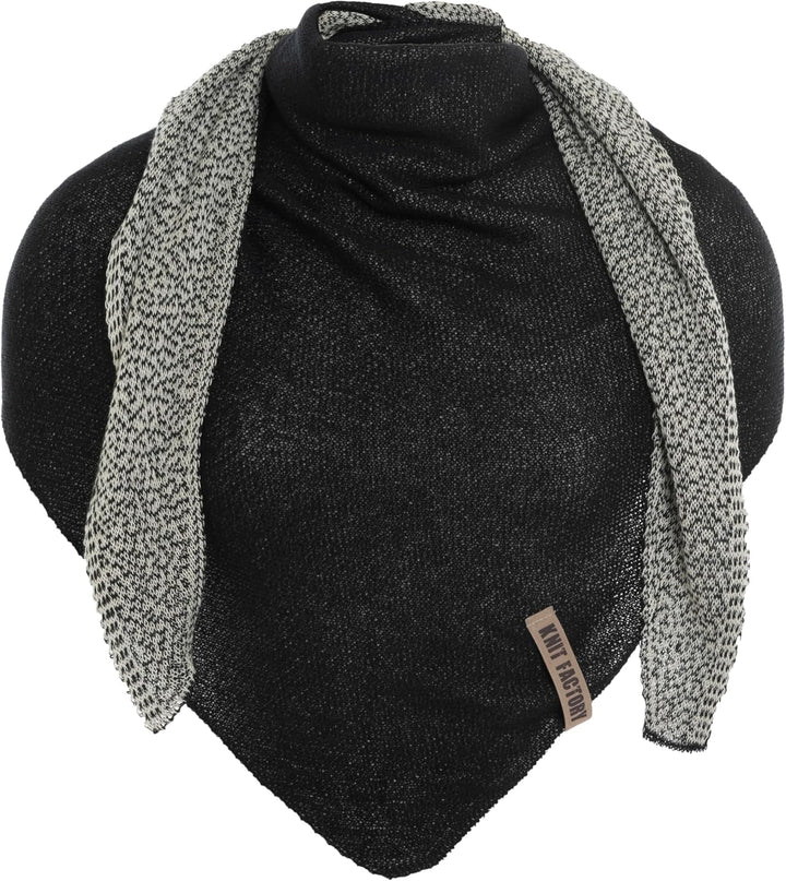 KNIT FACTORY - Ella Dreieckstuch - Dreieckstuch Damen - Fein Gestrickter Damen Schal - Halstücher fü