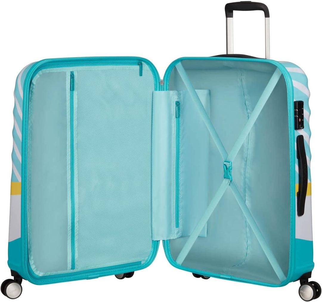 American Tourister Wavebreaker Disney - Spinner Mehrfarbig (Mickey Blue Kiss) M(67 cm - 64 L), Mehrf