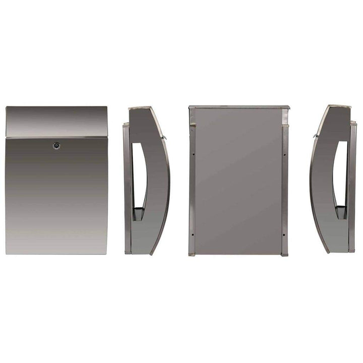 Toolland BG11003 Briefkasten, Nyc, 47.8 cm Höhe x 32.3 cm Breite x 15 cm Länge, Edelstahl