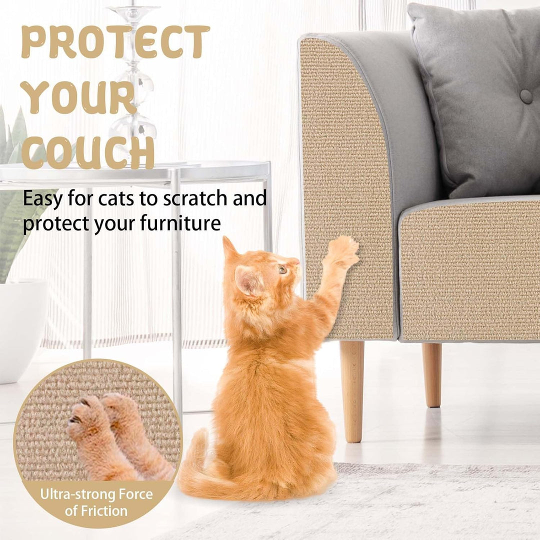 Kratzmatte Katze selbstklebend Kratzteppich Katze Wand Kratzbretter Sofa Kratzschutz Kratzmatte für