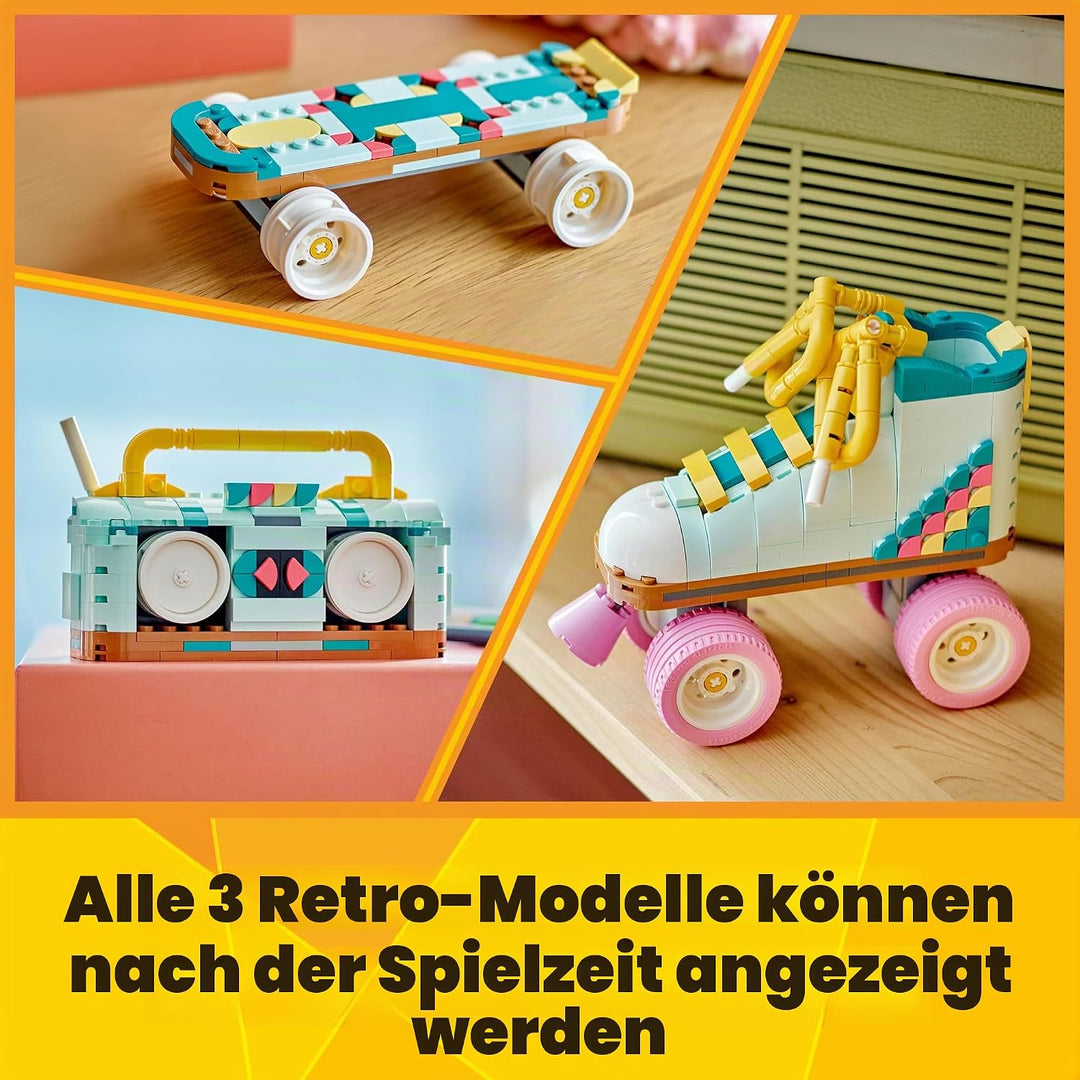 LEGO Creator 3in1 Rollschuh Spielzeug für Mädchen und Jungen &amp; Creator 3in1 Retro Kamera Spielzeug m