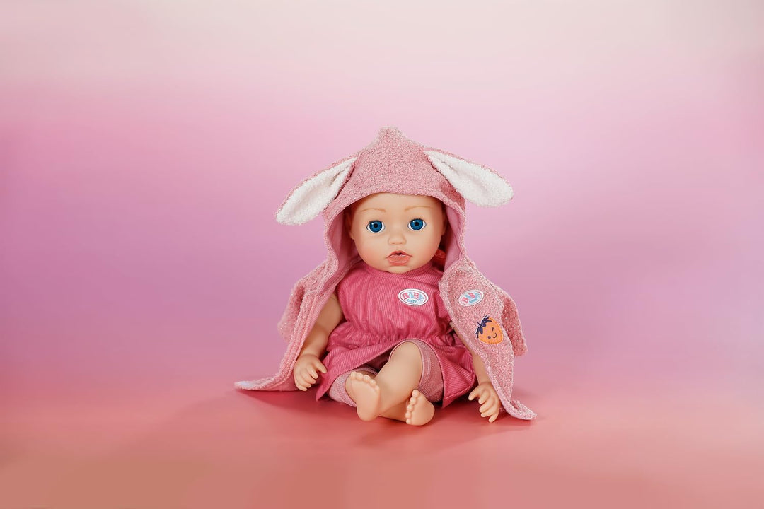 Baby Born Mantel Set mit Kleid, Leggings und Kapuze mit Ohren für 43cm Puppen