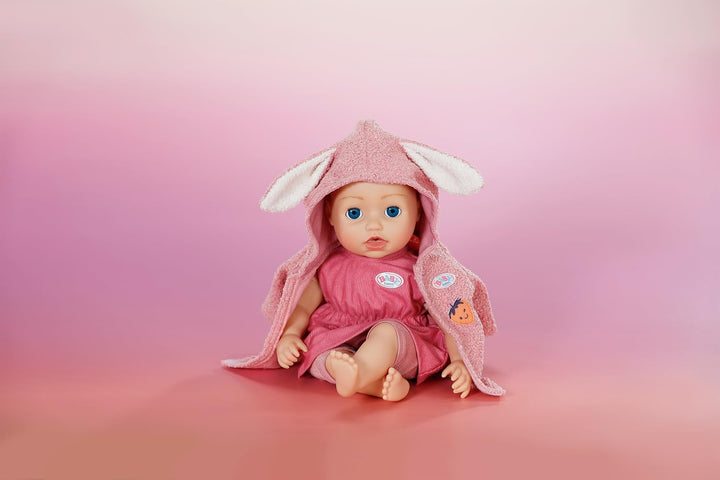 Baby Born Mantel Set mit Kleid, Leggings und Kapuze mit Ohren für 43cm Puppen