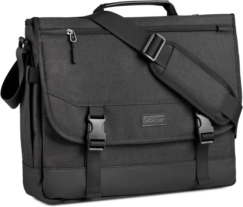 Kasgo Umhängetaschen Herren, Wasserabweisend 15.6 Zoll Laptop Schultertasche Laptoptaschen Schulterg