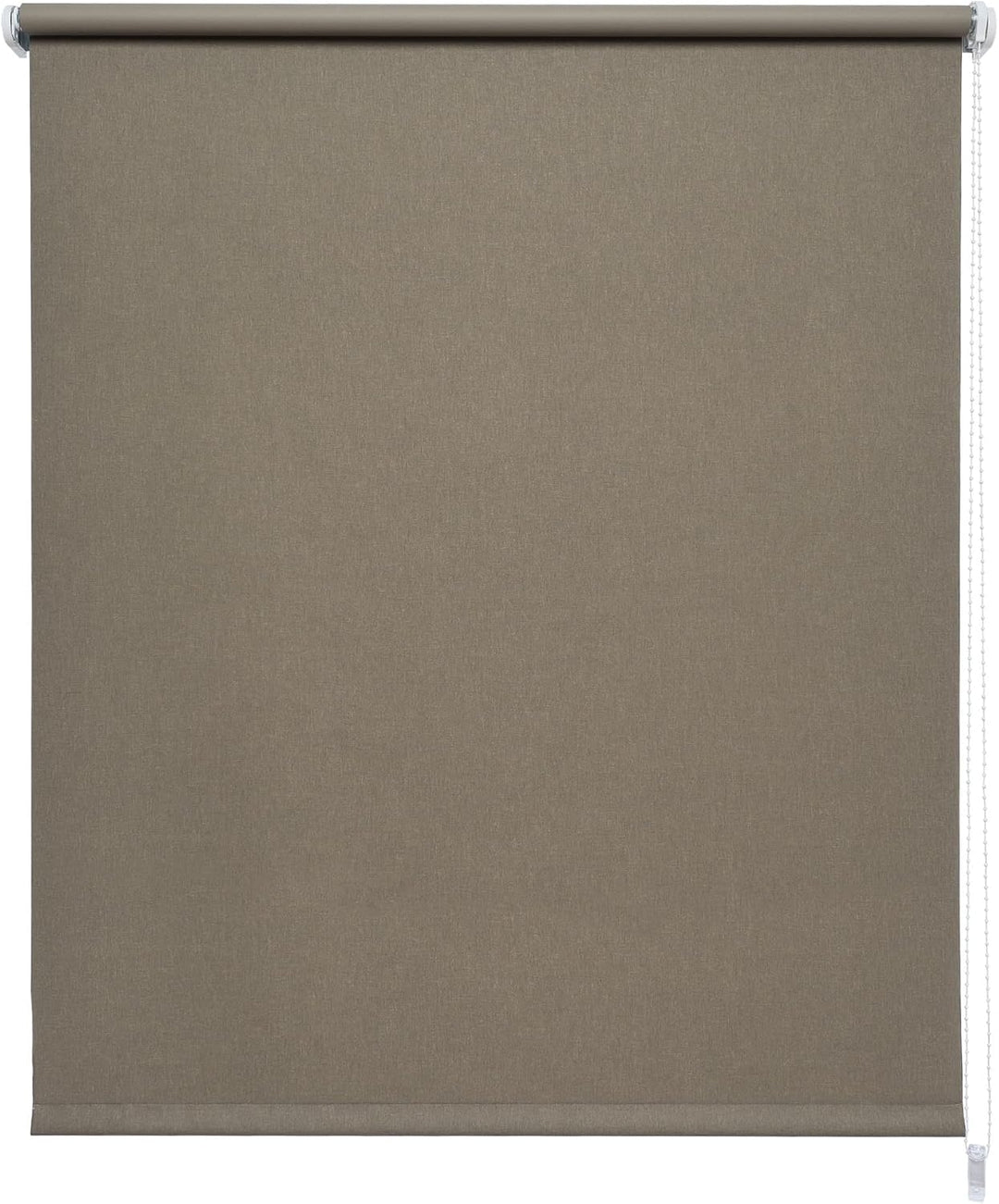 Liedeco® Rollo, Fenster Rollo, Kettenzug-Rollo / 62 x 180 cm (Breite x Höhe), caffee/Verdunkelnd, Ab