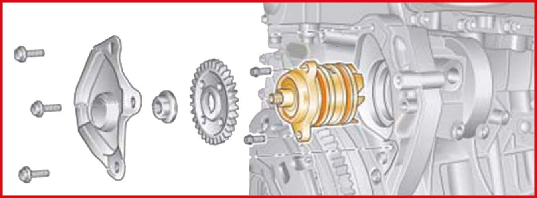 KS Tools 700.1900 VW Wasserpumpen-Demontage-Werkzeugsatz, 3-tlg.