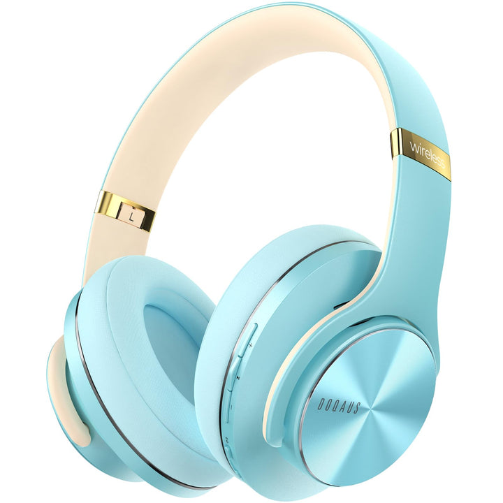 DOQAUS Bluetooth Kopfhörer Over Ear, Bis zu 90 Std Kopfhörer Kabellos mit 3 EQ-Modi, HiFi Stereo Fal