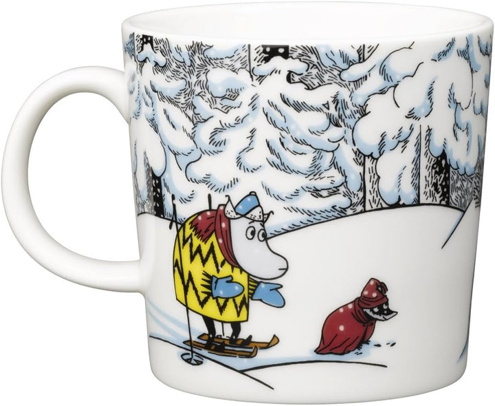 Iittala Mumin / Moomin Schneepferd Becher, Kaffeebecher, Teetasse, Kaffee Tasse, Vitroporzellan, 300