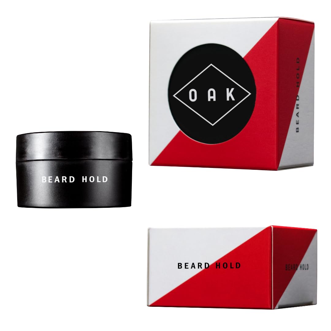 OAK BEARD HOLD I Bartwachs, Bartpomade (50 ml): Bringt Halt und kompakte Form. Bartstyling mit natür