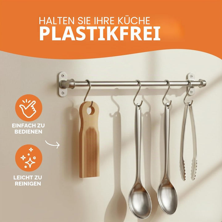 Authentisches Gnocchi-Brett für handgefertigte italienische Gnocchi-Pasta. Gebogene Platte, Gebogene