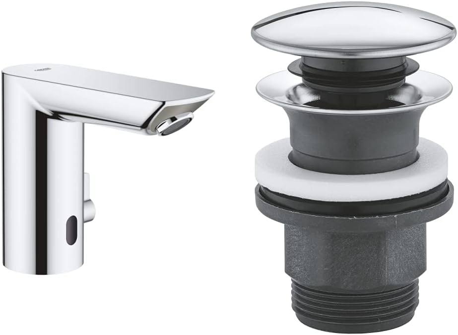 GROHE BAU Cosmopolitan E, mit Steckertrafo, Infrarot-Elektronik für Waschtisch DN 15 mit Mischung un