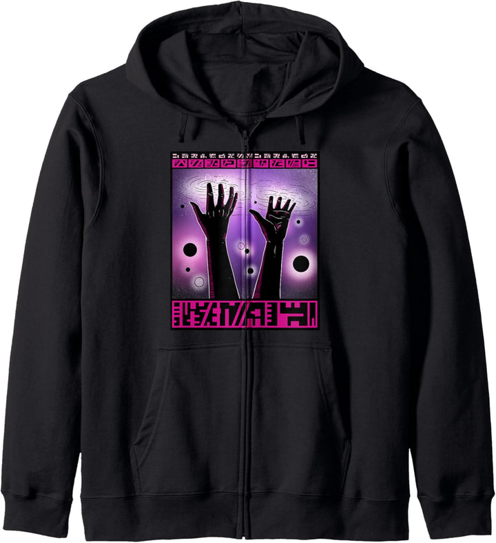 Cosmic Fantasy Hand Alien Planet Space Galaxy Universum Kapuzenjacke