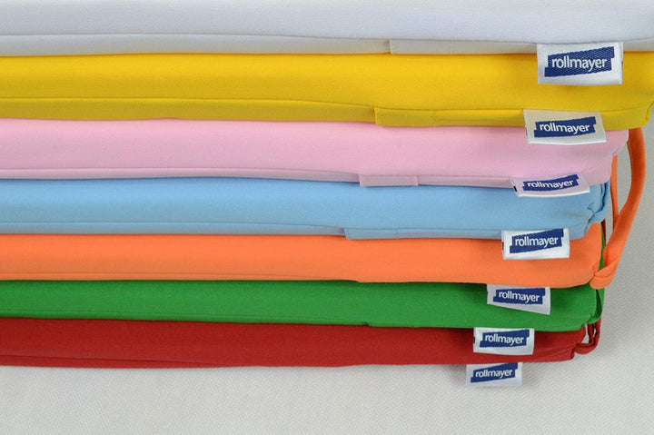 Rollmayer 2er Set Stuhlkissen mit Steppung Stuhlauflage Sitzkissen Sitzpolster Auflage für Stühle in