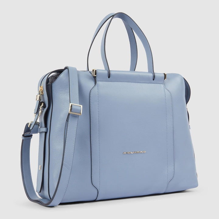 Piquadro Circle Schulranzen, 38 cm, hellblau, Hellblau