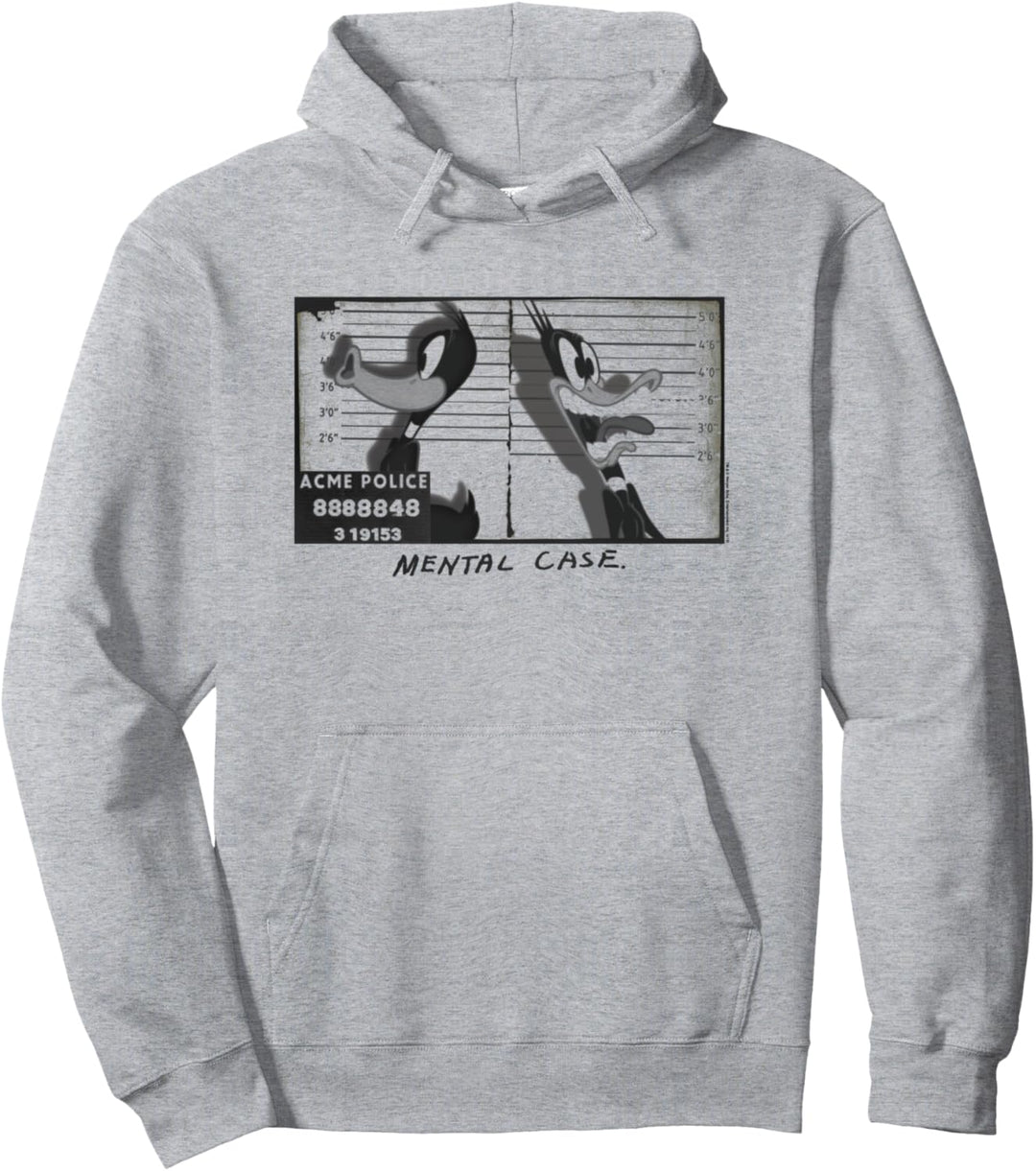 Looney Tunes Daffy Duck Mental Case Pullover Hoodie
