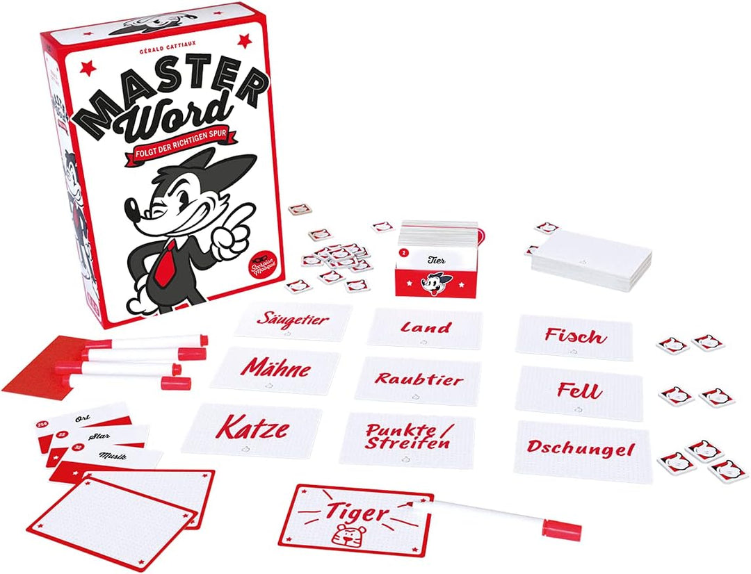 Le Scorpion Masqué | Master Word | Partyspiel | Ratespiel | 2-6 Spieler | Ab 12+ Jahren | 15+ Minute