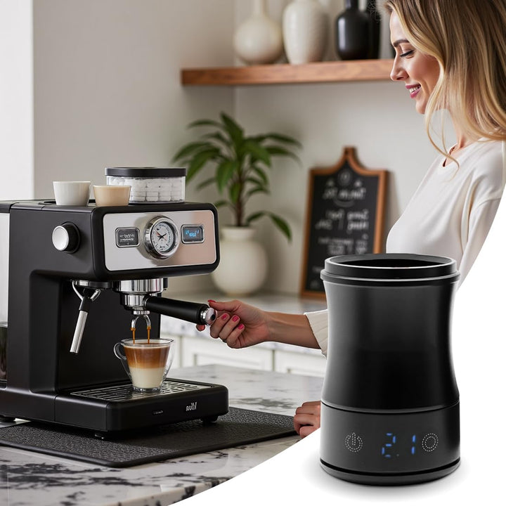 Mini-Kaffeewaage mit Timer, Wiederaufladbare Espresso Waage, Genaue Waage für Espresso und Pour-Over