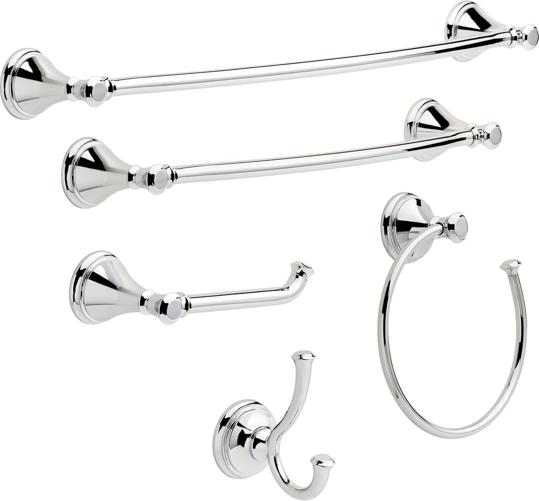 Delta Wasserhahn 79746 Cassidy Handtuch Ring, Chrom poliert Traditionell Chrome, Traditionell Chrome