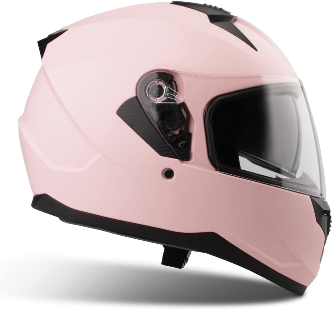 VINZ Kennet Integralhelm mit Sonnenblende | Motorrad Helm Vollvisierhelm Mopedhelm | Motorradhelm Fu