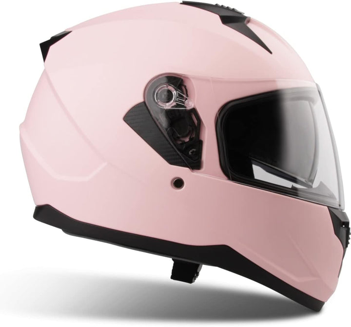 VINZ Kennet Integralhelm mit Sonnenblende | Motorrad Helm Vollvisierhelm Mopedhelm | Motorradhelm Fu
