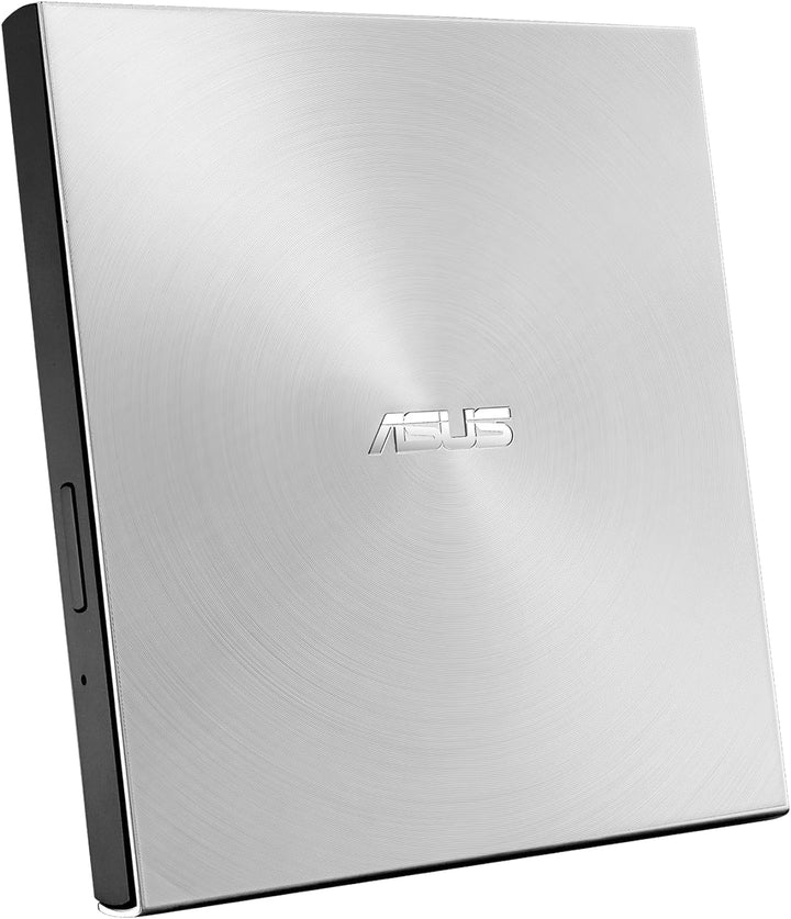ASUS ZenDrive U8M externes DVD-Laufwerk/Brenner (Silber, USB-C, M-DISC) USB-C Kabel Silber, USB-C Ka
