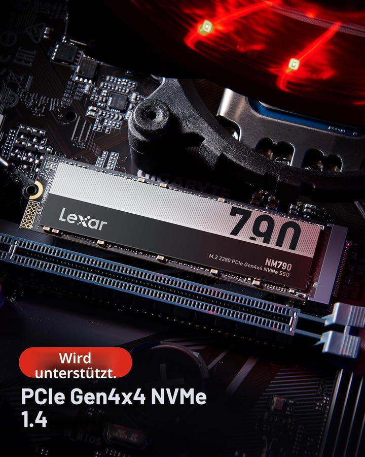 Lexar SSD 2TB 7400/6500 NM790 M.2 Lex NVME, 2TB