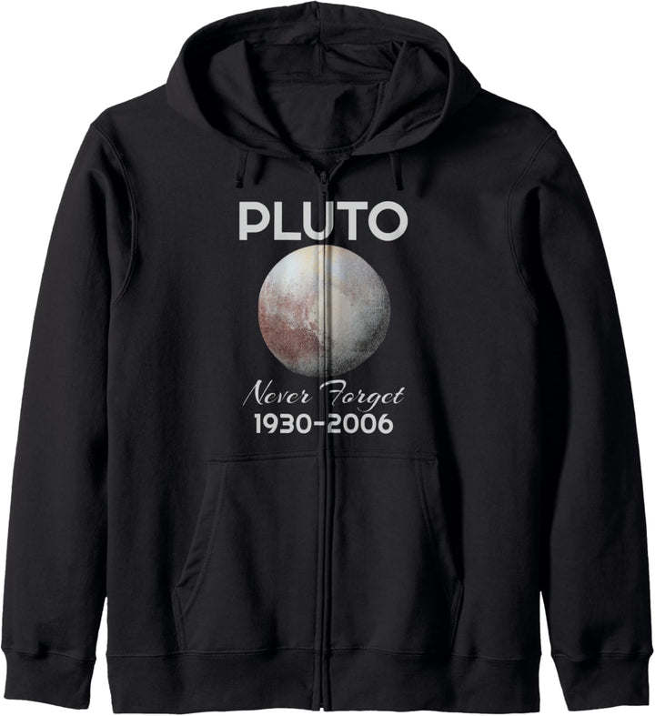 Vergessen Sie nie Pluto Retro lustiges Kapuzenjacke