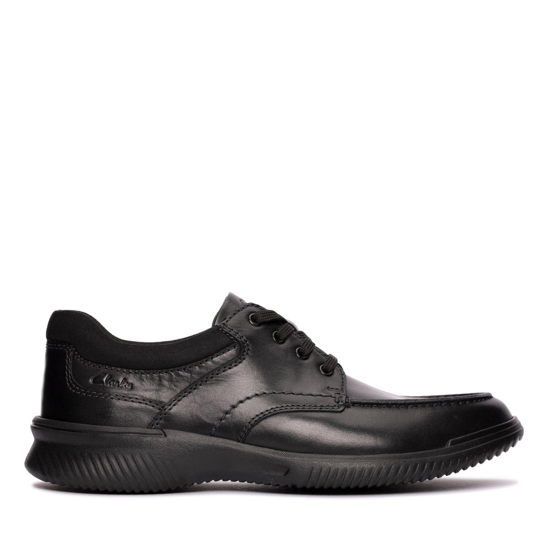 Clarks Herren Donaway Edge Oxford 39.5 EU Weit Schwarz, 39.5 EU Weit Schwarz