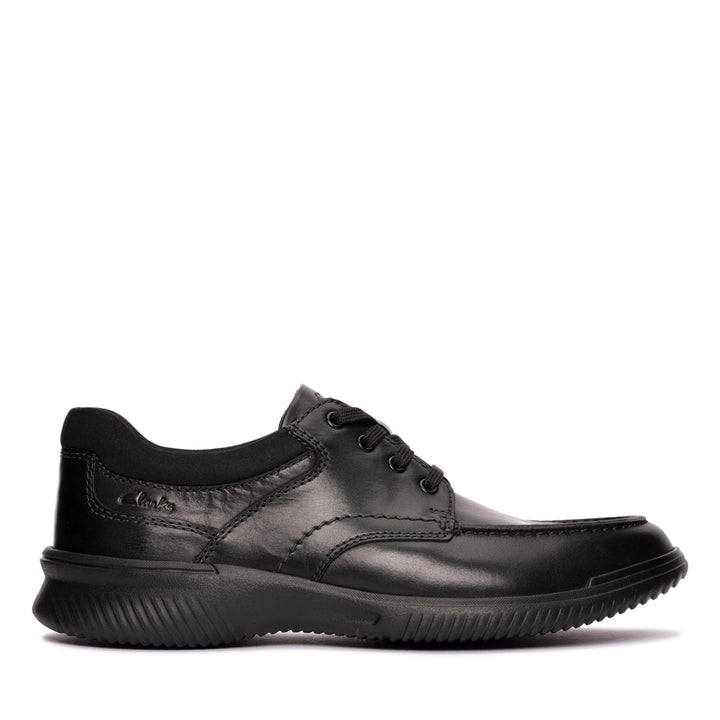 Clarks Herren Donaway Edge Oxford 39.5 EU Weit Schwarz, 39.5 EU Weit Schwarz