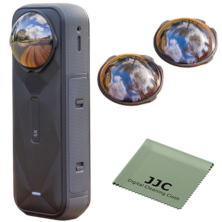 JJC ND Filter für Insta360 X5,Neutraldichtefilter ND 16 Filter für Insta 360 X5 Objektiv,ND16 Graufi