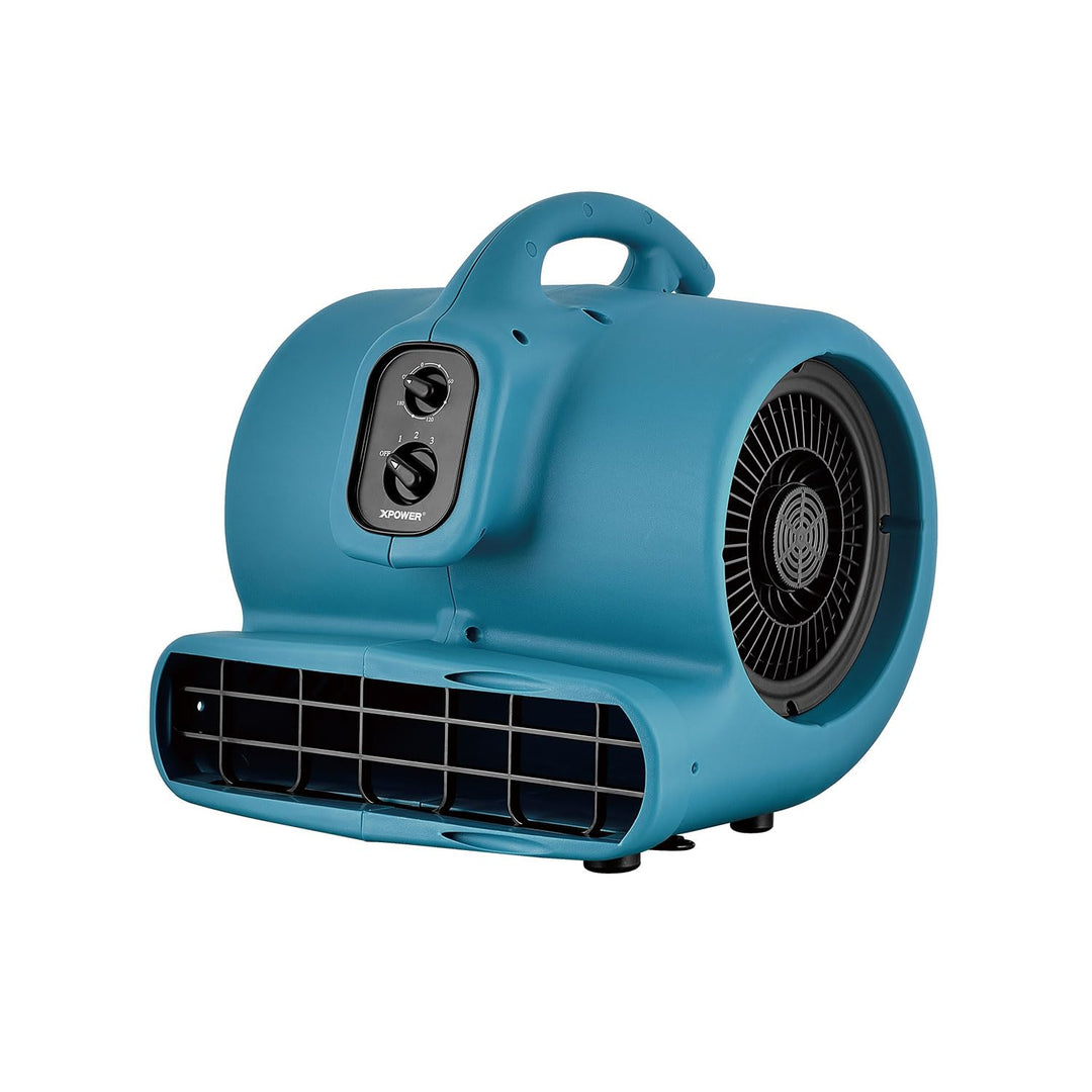 XPower Mighty Centrifugal Air Mover, Carpet Dryer, Floor Fan, Blower, Stackable, Daisy Chain, for Wa