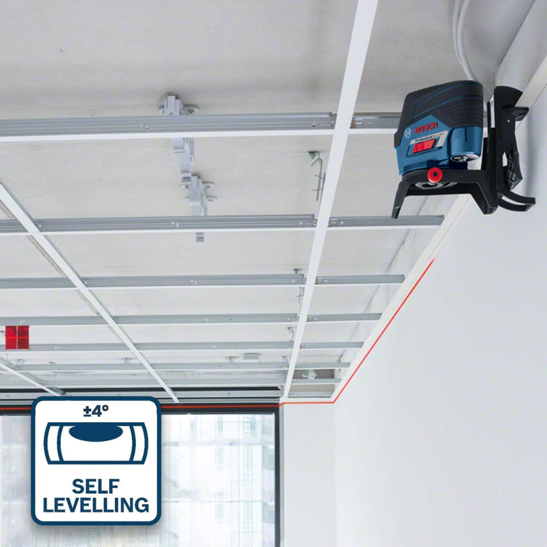 Bosch Professional 12V System Kreuzlinienlaser GCL 2-50 C (Ohne Akku und Ladegerät, roter Laser, Inn