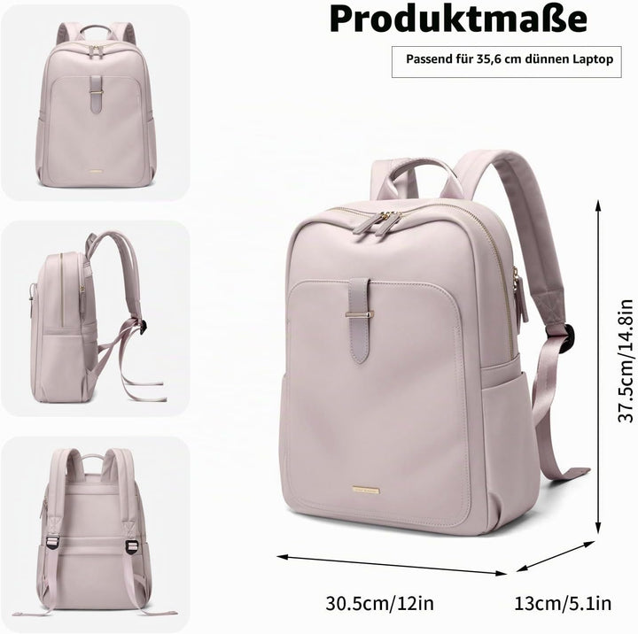 GOLF SUPAGS Laptop Rucksack Damen Elegant 14 Zoll Schulrucksack Herren Tagesrucksack Wasserdicht Sch