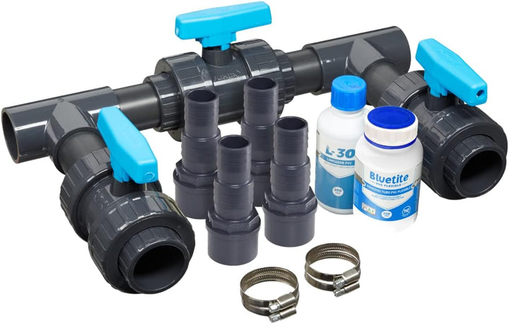 LionFlex Bypass Set Deluxe Pool Schwimmbad Wärmepumpe Poolheizungen Solaranlage
