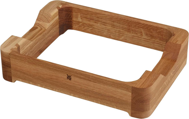 WMF Profi Resist Servierrahmen für Auflaufform 39 x 30 x 7 cm, Eichenholz, zur ästhetisch-praktische